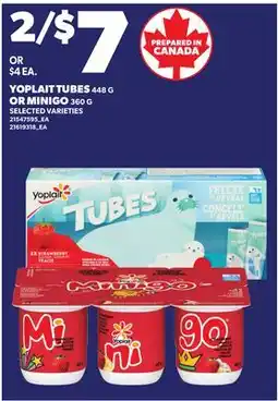 Independent City Market YOPLAIT TUBES 448G OR MINIGO 360G offer