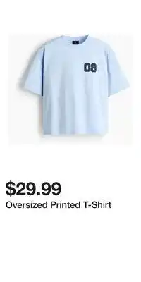 H&M Oversized Printed T-Shirt offer