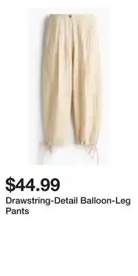 H&M Drawstring-Detail Balloon-Leg Pants offer