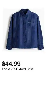 H&M Loose-Fit Oxford Shirt offer