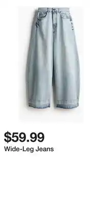 H&M Wide-Leg Jeans offer