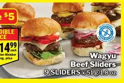 M & M Food Market Wagyu Beef Sliders offer