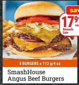 M & M Food Market SmashHouse Angus Beef Burgers offer