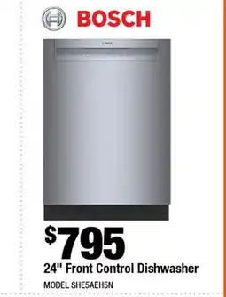 Home Depot 24 front control dishwasher offer