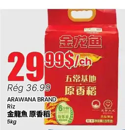 Btrust Supermarket ARAWANA BRAND Riz offer