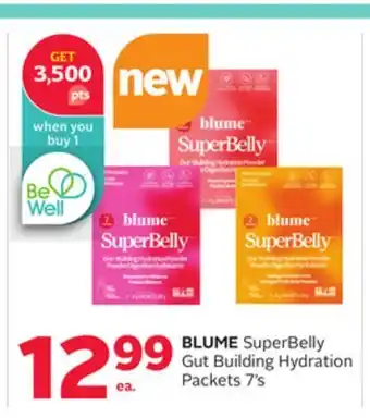 Rexall BLUME SuperBelly Gut Building Hydration Packets offer