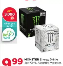 Rexall MONSTER Energy Drinks offer