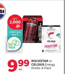 Rexall ROCKSTAR or CELSIUS Energy Drinks offer
