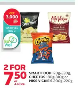 Rexall SMARTFOOD 170g-220g, CHEETOS 180g-310g or MISS VICKIE'S 200g-220g offer