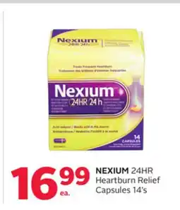 Rexall NEXIUM 24HR Heartburn Relief Capsules offer