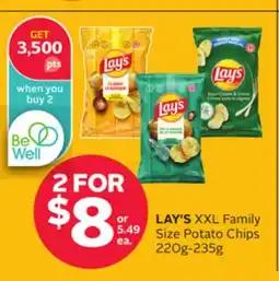 Rexall LAY'S XXL Family Size Potato Chips offer