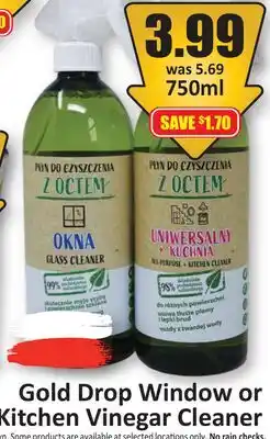 Starsky Gold Drop Window or Kitchen Vinegar Cleaner offer
