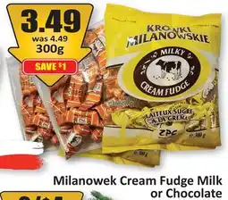 Starsky Milanowek Cream Fudge Milk or Chocolate offer