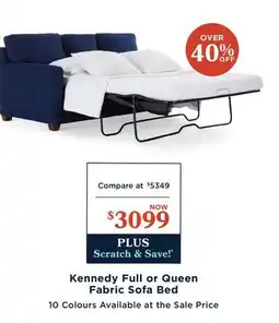 La Z Boy Kennedy Full or Queen Fabric Sofa Bed offer