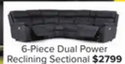 Leon's Haven 6-Piece Dual Power Reclining Sectional - Grey offer