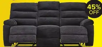 Leon's Lucie Reclining Sofa - Charcoal offer
