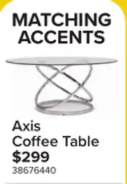 Leon's Axis 48 Coffee Table - Chrome offer