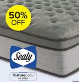 Leon's Sealy Posturepedic Plus Sterling Hera Plush Euro Top Queen Mattress offer