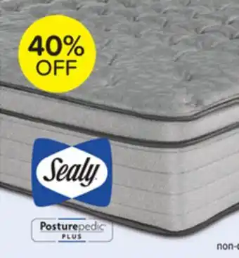 Leon's Sealy Posturepedic Plus Sterling Artemis Euro Top Luxury Firm Queen Mattress offer