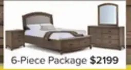 Leon's Camelot 6 - Piece Queen Storage Bedroom Package - Burnished Beige offer