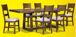 Leon's Raylan 7-Piece Extendable Dining Set - Brown offer