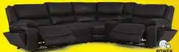 Leon's Weston 5-Piece Power Reclining Sectional with Console - Granite offer