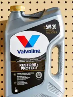 Walmart Valvoline Restore & Protect premium full synthetic motor oil offer