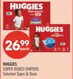 Shoppers Drug Mart HUGGIES Super Boxed Diapers offer