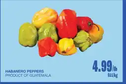 Wholesale Club HABANERO PEPPERS offer