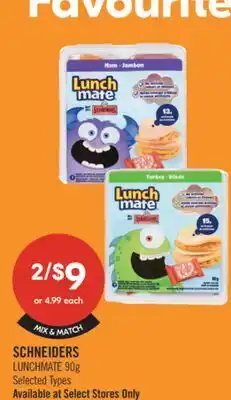 Shoppers Drug Mart SCHNEIDERS LUNCHMATE offer