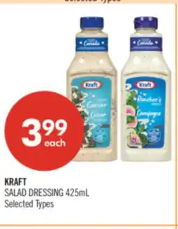 Shoppers Drug Mart KRAFT SALAD DRESSING offer