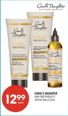 Shoppers Drug Mart CAROL'S DAUGHTER HAIR CARE PRODUCTS offer