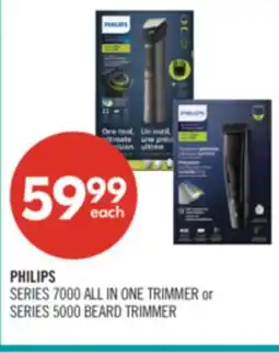 Shoppers Drug Mart PHILIPS SERIES 7000 ALL IN ONE TRIMMER or SERIES 5000 BEARD TRIMMER offer
