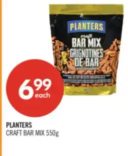 Shoppers Drug Mart PLANTERS CRAFT BAR MIX offer
