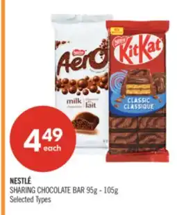 Shoppers Drug Mart NESTLÉ SHARING CHOCOLATE BAR offer