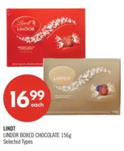 Shoppers Drug Mart LINDT LINDOR BOXED CHOCOLATE offer