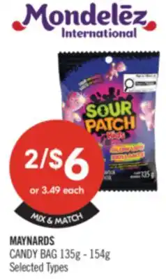 Shoppers Drug Mart MAYNARDS CANDY BAG 135g - 154g offer