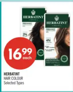 Shoppers Drug Mart HERBATINT HAIR COLOUR offer