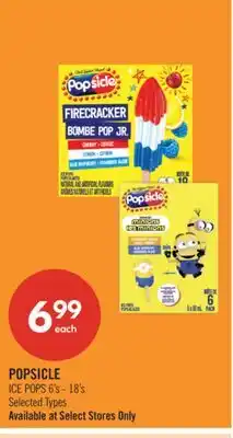 Shoppers Drug Mart POPSICLE ICE POPS offer