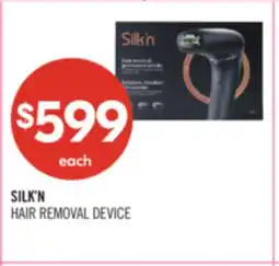 Shoppers Drug Mart SILK'N HAIR REMOVAL DEVICE offer