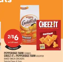 Shoppers Drug Mart PEPPERIDGE FARM COOKIES CHEEZ-IT or PEPPERIDGE FARM GOLDFISH BAKED SNACK CRACKERS offer