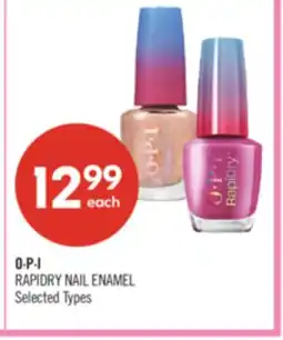 Shoppers Drug Mart O∙P∙I RAPIDRY NAIL ENAMEL offer