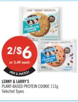 Shoppers Drug Mart LENNY & LARRY'S PLANT-BASED PROTEIN COOKIE offer