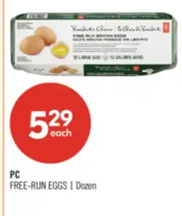 Shoppers Drug Mart PC FREE-RUN EGGS 1 Dozen offer