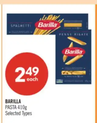 Shoppers Drug Mart BARILLA PASTA offer