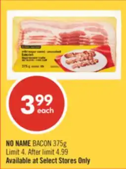 Shoppers Drug Mart NO NAME BACON offer