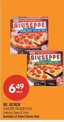 Shoppers Drug Mart DR. OETKER GIUSEPPE FROZEN PIZZA offer