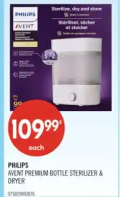 Shoppers Drug Mart PHILIPS AVENT PREMIUM BOTTLE STERILIZER & DRYER offer