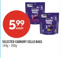 Shoppers Drug Mart SELECTED CADBURY CELLO BAGS offer