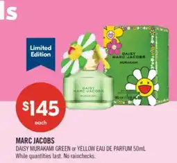 Shoppers Drug Mart MARC JACOBS DAISY MURAKAMI GREEN or YELLOW EAU DE PARFUM offer